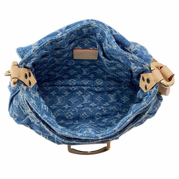 Blue LV Monogram Denim Sunset Shoulder/Crossbody Bag, New - Picture 4 of 17